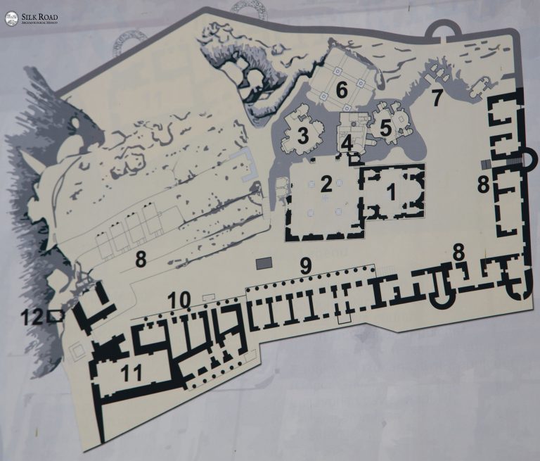 Pianta del monastero di Geghard